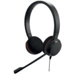 Jabra Evolve 20 Stereo MS: Auriculares Profesionales USB para Microsoft Teams