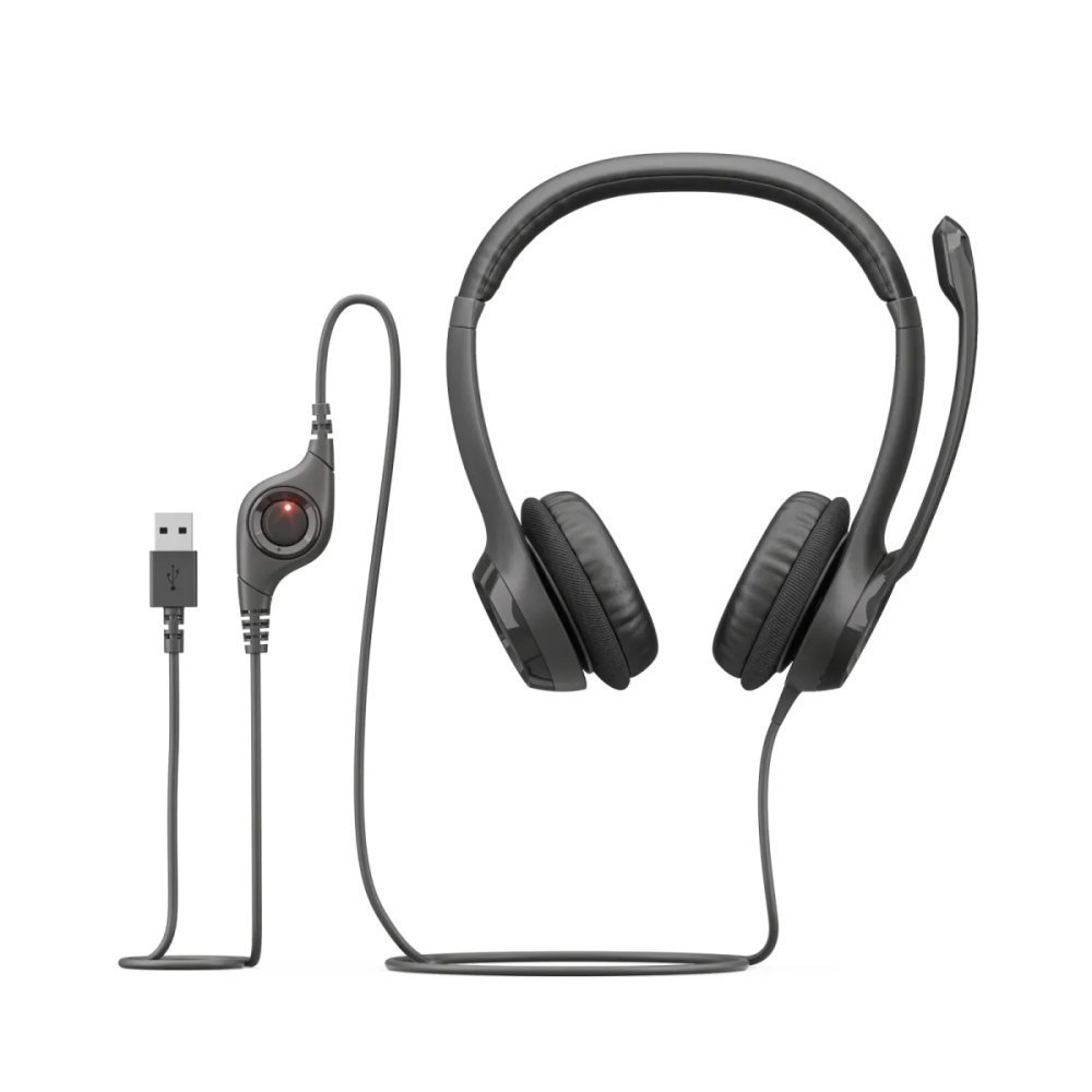 Auriculares Logitech H390 USB con Micrófono de Cancelación de Ruido - Imagen 2