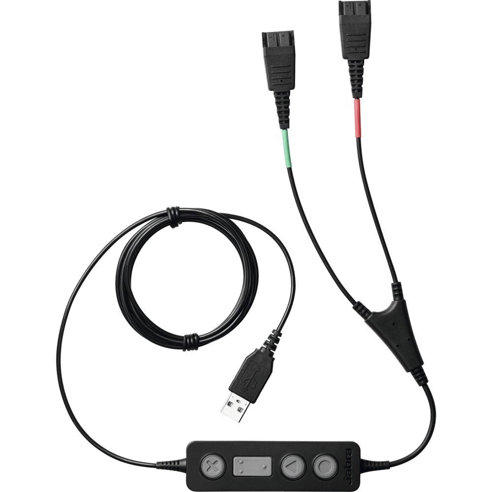 Jabra LINK 265 - Adaptador para auriculares - USB macho a Desconexión rápida