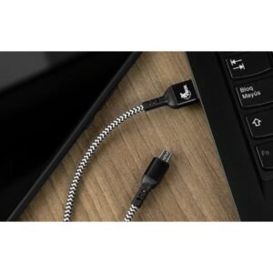 Xtech - USB cable - 4 pin USB Type A - 5 pin Micro-USB Type B - 1.8 m - Black & white - Braided XTC-366