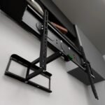 Klip Xtreme KPM-885 - Mounting kit (interface plate, interface bracket, dual articulating arm) for LCD / plasma panel - powder-coated steel - black - screen size: 26"-55" - mounting interface: up to 600 x 400 mm