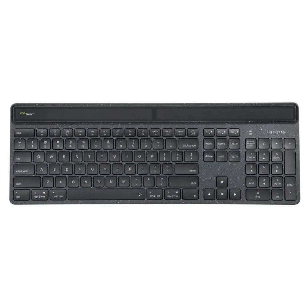 Targus EcoSmart Harvesting: Teclado Inalámbrico Bluetooth con Protección DefenseGuard