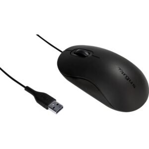 Ratón Óptico USB Targus AMU81USZ con 3 Botones y Diseño Ambidiestro - Negro