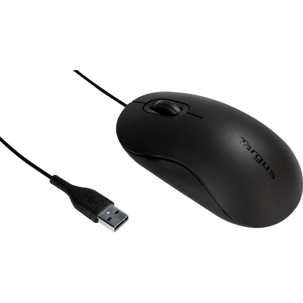 Ratón Óptico USB Targus AMU81USZ con 3 Botones y Diseño Ambidiestro - Negro