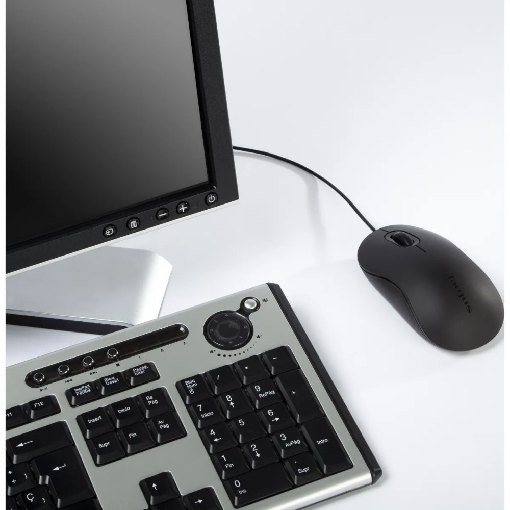 Ratón Óptico USB Targus AMU81USZ con 3 Botones y Diseño Ambidiestro - Negro - Imagen 2