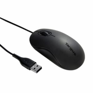 Targus Ratón Óptico USB de 3 Botones con Diseño Ergonómico