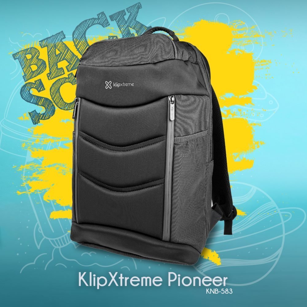 Klip Xtreme - Notebook carrying backpack - 16" - Polyester - Black - 18Kg Load - Imagen 2
