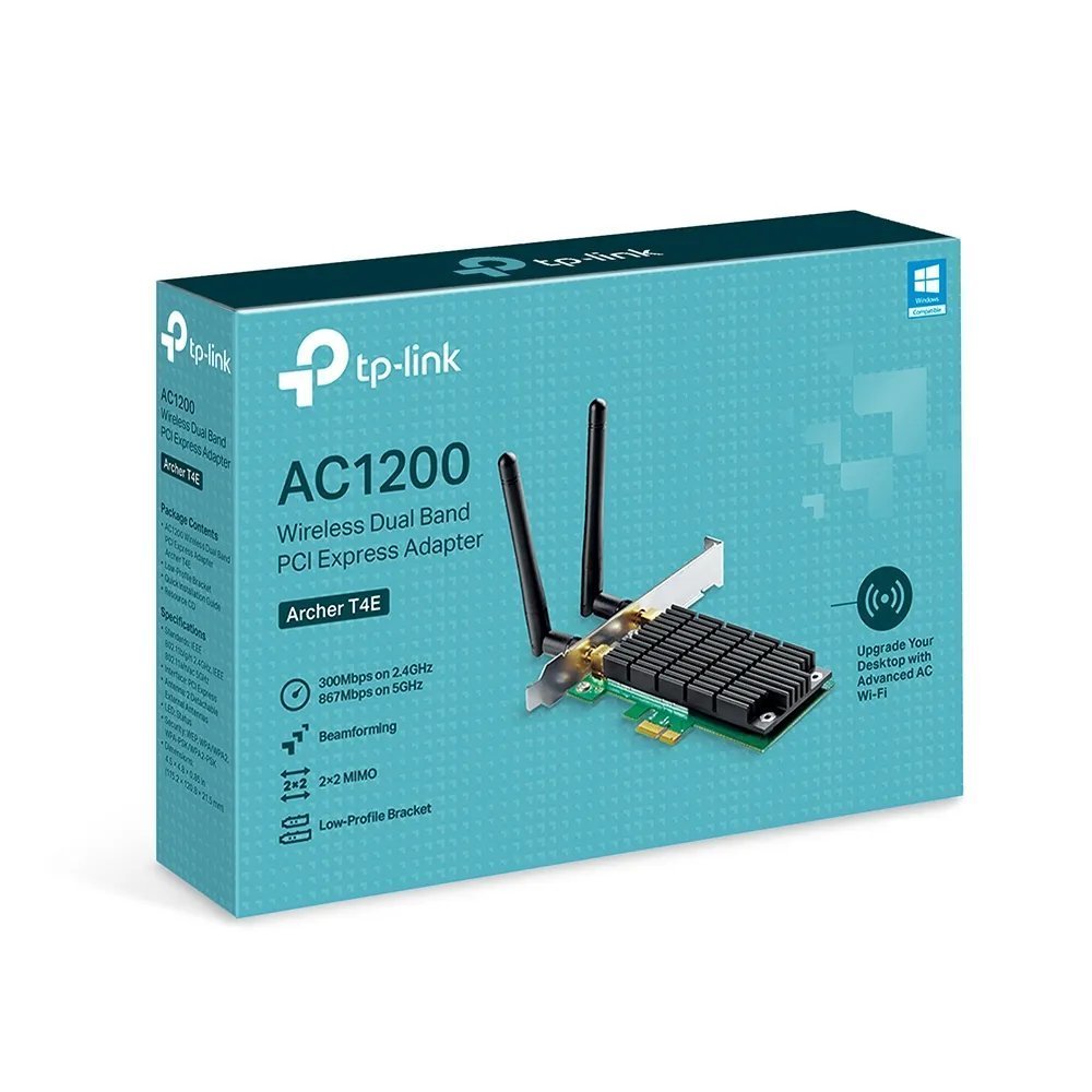 Adaptador de Red Inalámbrico TP-Link Archer T4E AC1200 Dual Band PCI Express - Imagen 6