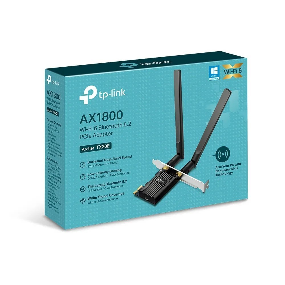 Adaptador de Red PCIe TP-Link Archer TX20E AX1800 Wi-Fi 6 y Bluetooth 5.2 - Imagen 2