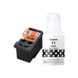 Canon BH 10 + GI-11 PGBK Combo Kit - Paquete de 2 - negro - original - cabezal de impresión con recarga de tinta - para MegaTank G3160 PIXMA G2160
