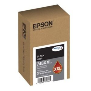 Epson 748XXL - XL - Negro - original - blíster con alarmas de RF/acústica - cartucho de tinta - para WorkForce Pro WF-6090 WF-8090 WF-8590