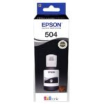 Epson 504 - 127 ml - negro - original - recarga de tinta - para EcoTank L4150 L4160 L4260 L6161 L6171 L6191 L6270 EcoTank ITS L4150 L4160