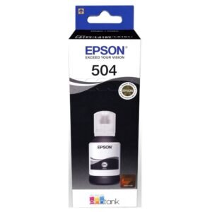 Epson 504 - 127 ml - negro - original - recarga de tinta - para EcoTank L4150 L4160 L4260 L6161 L6171 L6191 L6270 EcoTank ITS L4150 L4160