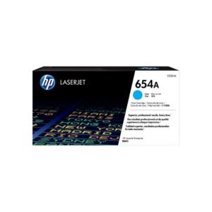 HP 654A - Cián - original - LaserJet - cartucho de tóner (CF331A) - para Color LaserJet Enterprise M651dn, M651n, M651xh; Color LaserJet Managed M651dnm, M651xhm