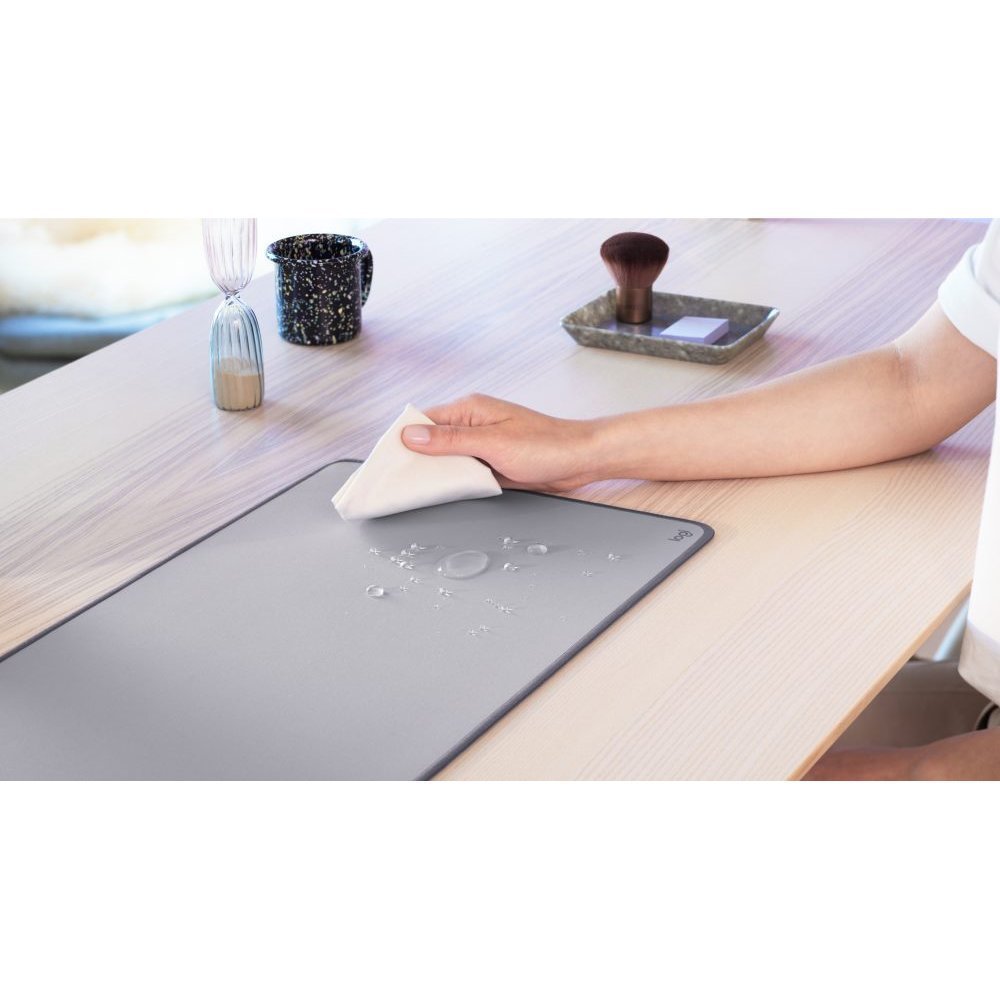 Logitech Studio Series Desk Mat - Teclado y alfombrilla de ratón - gris medio - Imagen 6