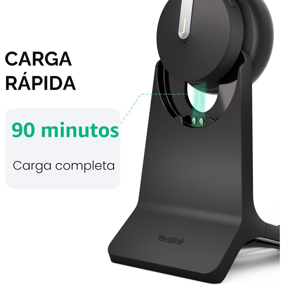 Diadema Inalámbrica Yealink BH70 Dual Teams Bluetooth con Adaptador USB-A - Imagen 6