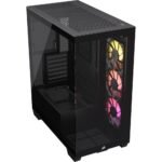 Corsair 3500X RGB Black - Caja PC Mid-Tower ATX con Ventana