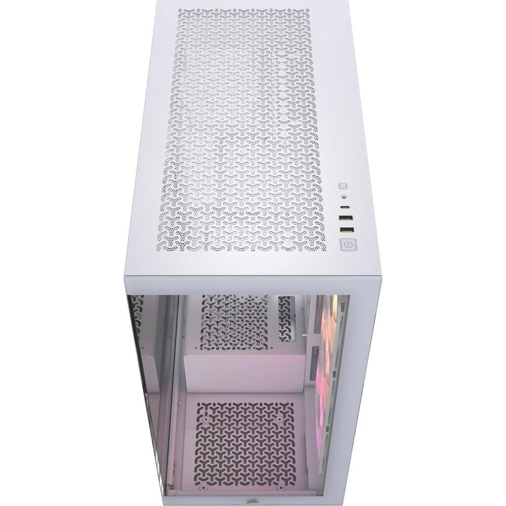 CORSAIR iCUE LINK 3500X RGB White - Caja Mid-Tower con Paneles de Cristal Templado y Ventiladores RX120 RGB - Imagen 3