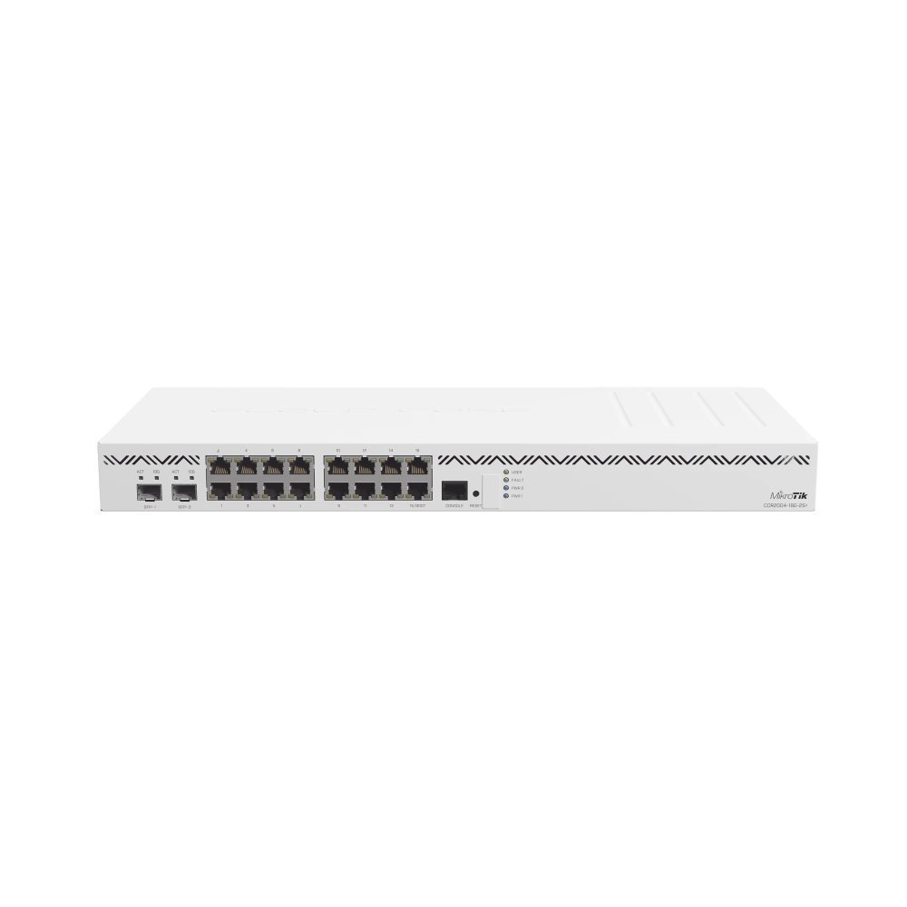MikroTik CCR2004-16G-2S+ Cloud Core Router - 16x Gigabit Ethernet, 2x 10G SFP+, Licencia Nivel 6 - Imagen 3