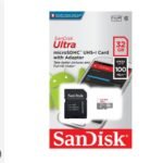 SanDisk Memoria MicroSD - MIcroSDHC 32gb ULTRA w/adap USH-1