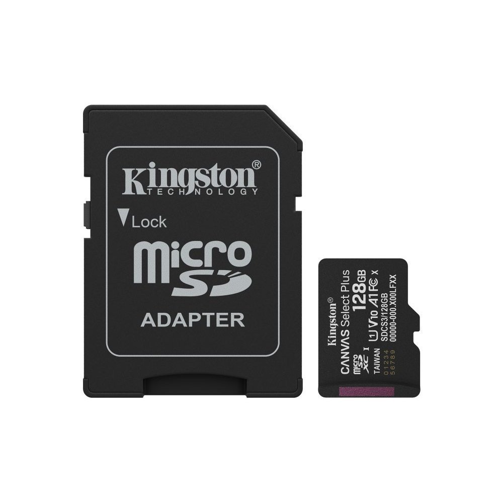 Kingston - Flash memory card - microSDHC - 128GB microSDXC Canvas Select