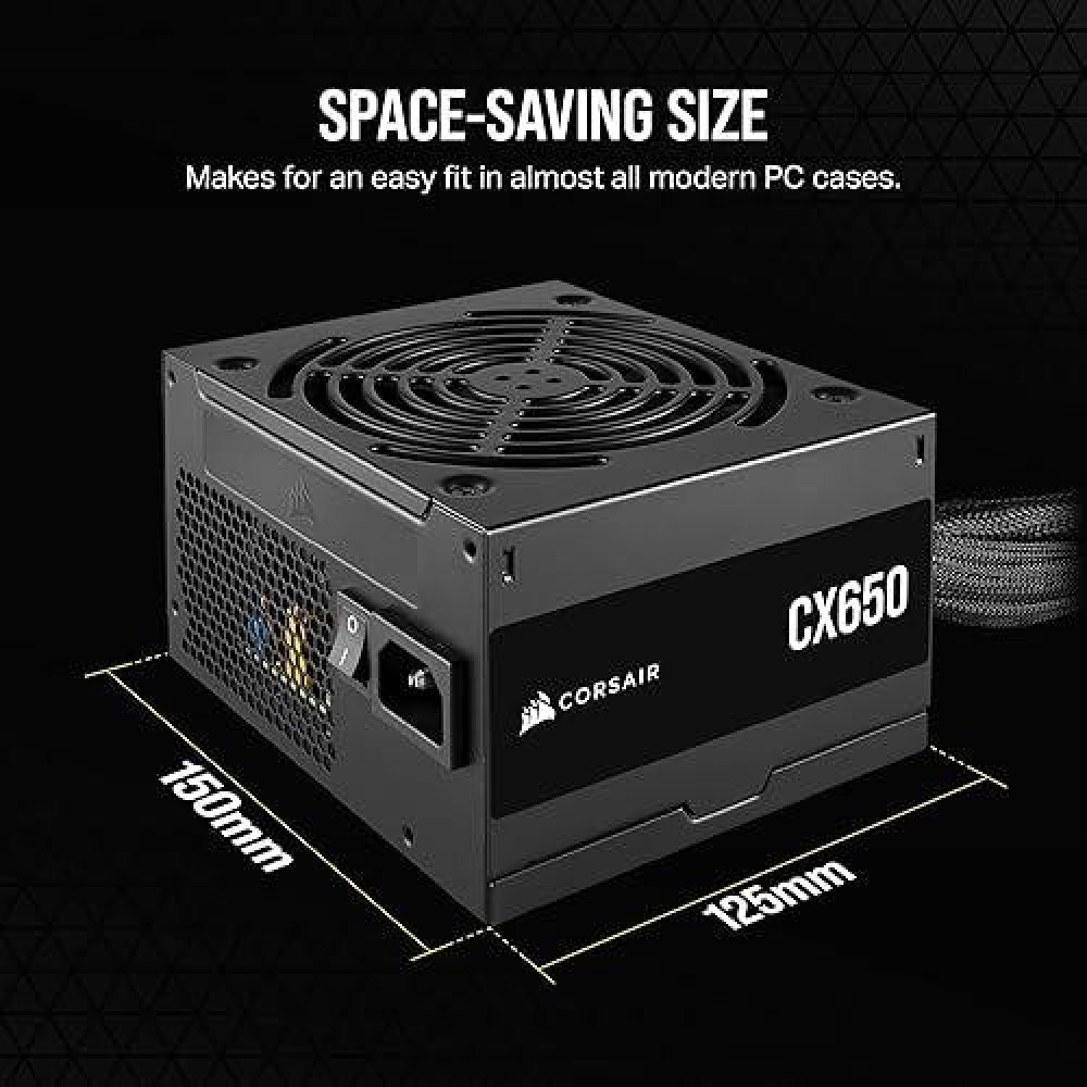 CORSAIR CX650 650W 80 PLUS Bronze ATX - Fuente de Alimentación Fiable y Eficiente - Imagen 2