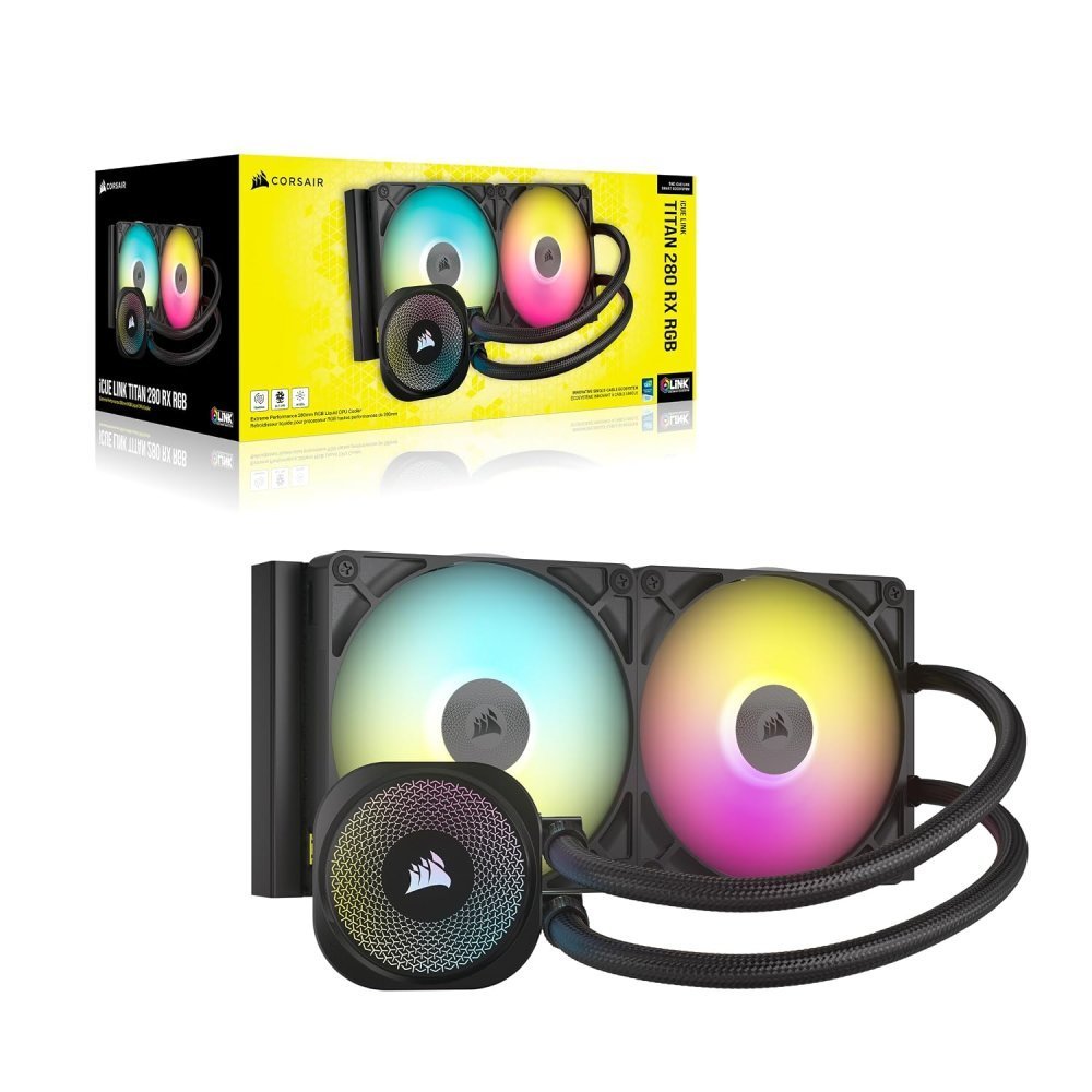 Sistema de Refrigeración Líquida Corsair iCUE LINK Titan 280 RGB - Imagen 2