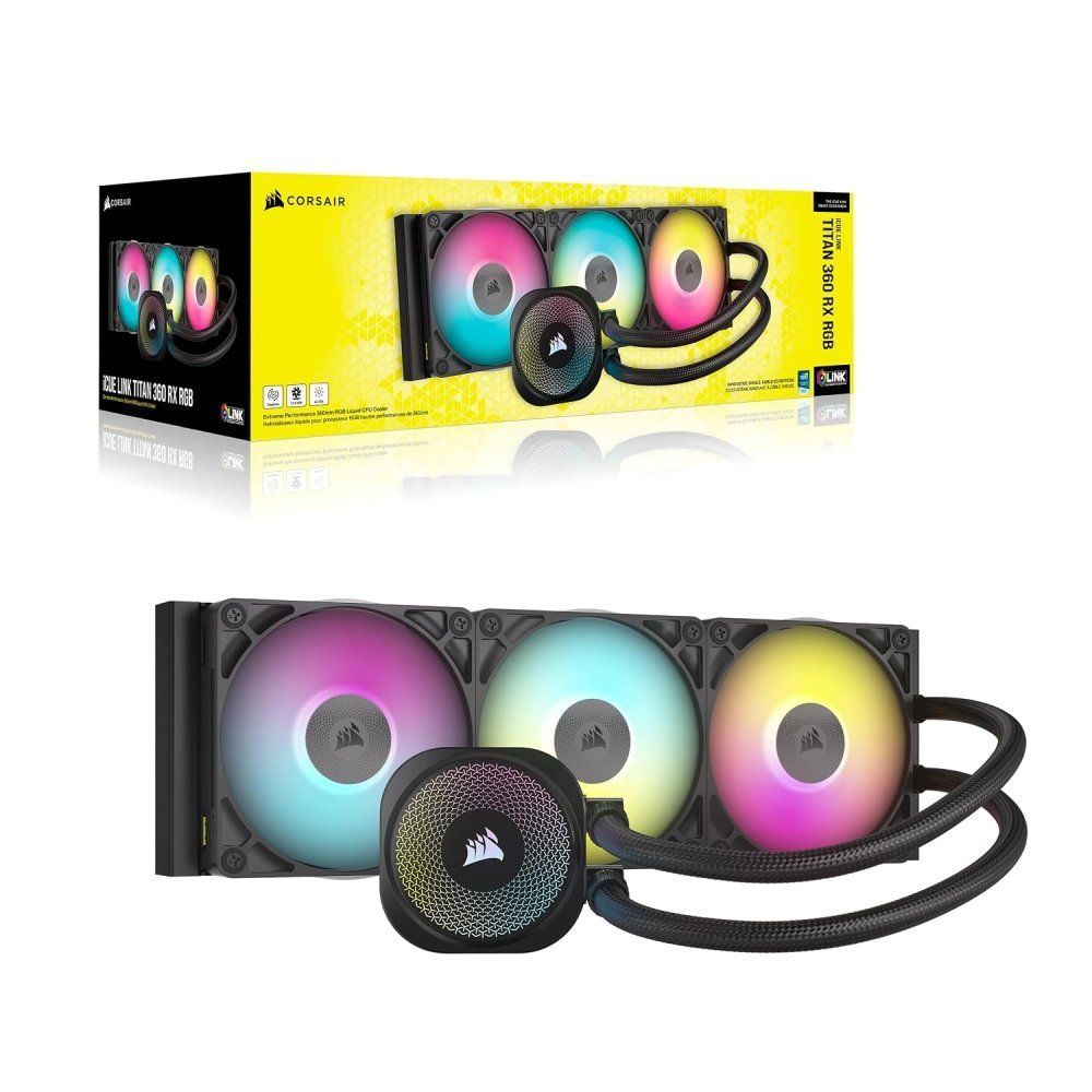 Sistema de Refrigeración Líquida Corsair iCUE LINK TITAN 360 RX RGB - Imagen 2