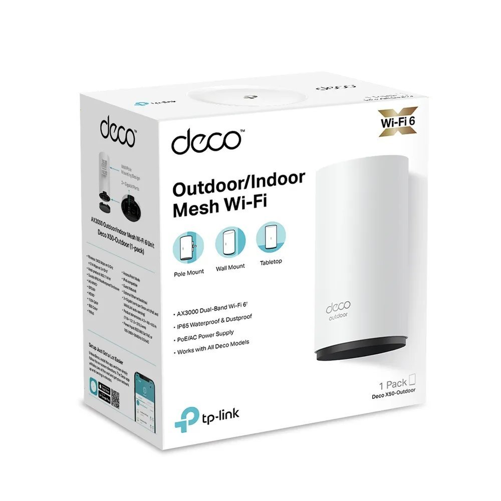 Sistema Mesh Wi-Fi 6 para Exteriores TP-Link Deco X50-Outdoor AX3000 - Imagen 3