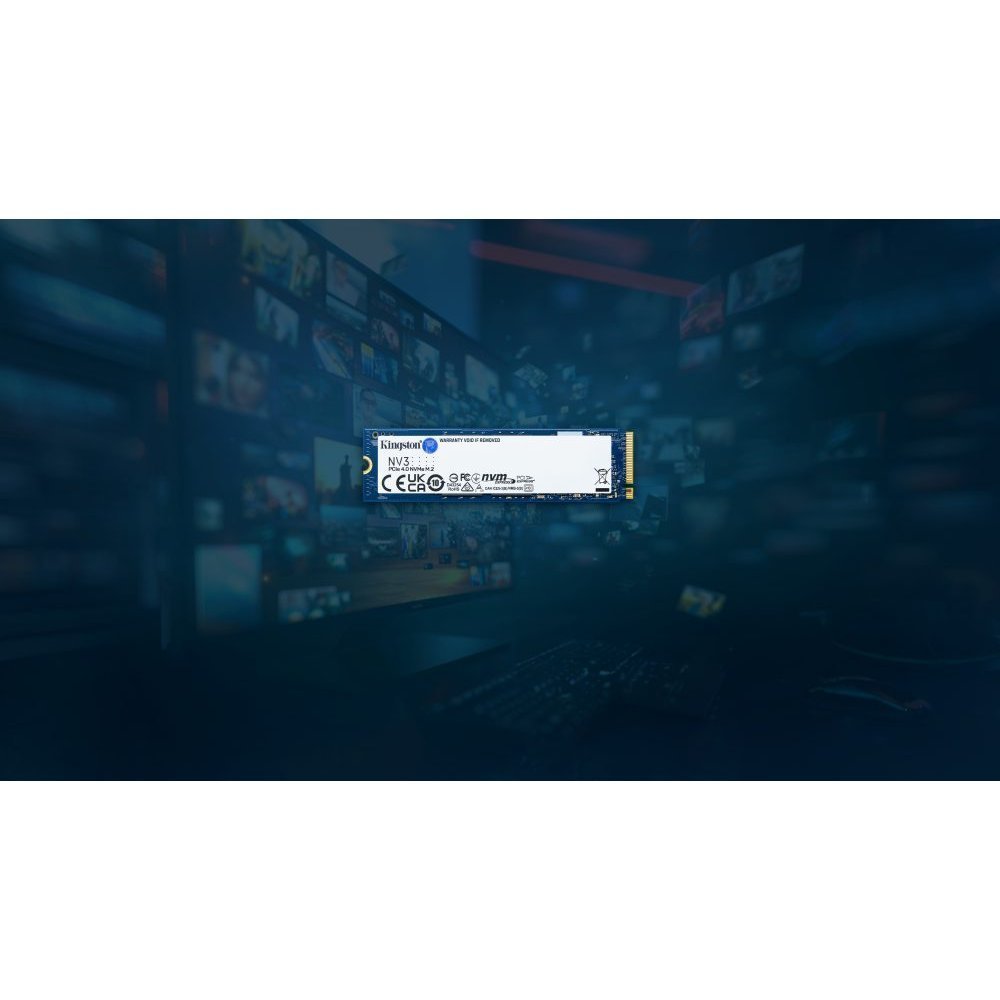 Kingston - Internal hard drive - 2 TB - Solid state drive - NV3 M.2 2280 NVMe
