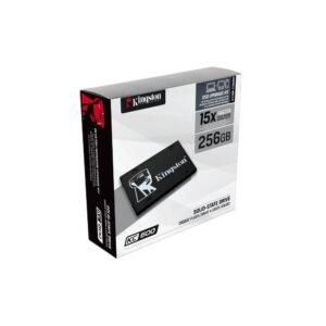 Kingston KC600 - SSD - cifrado - 256 GB - interno - 2.5" - SATA 6Gb/s - AES de 256 bits - TCG Opal Encryption Self-Encrypting Drive (SED)