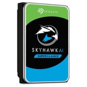 Seagate SkyHawk AI ST8000VE001 - Disco duro - 8 TB - interno - 3.5" - SATA 6Gb/s - búfer: 256 MB - con Recuperación de datos Seagate Rescue de 3 años