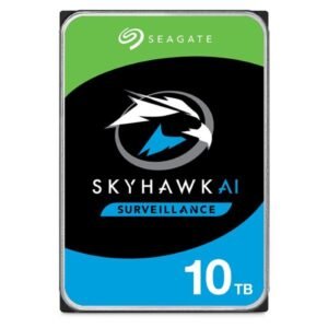 Seagate SkyHawk AI ST10000VE001 - Disco duro - 10 TB - interno - 3.5" - SATA 6Gb/s - 7200 rpm - búfer: 256 MB