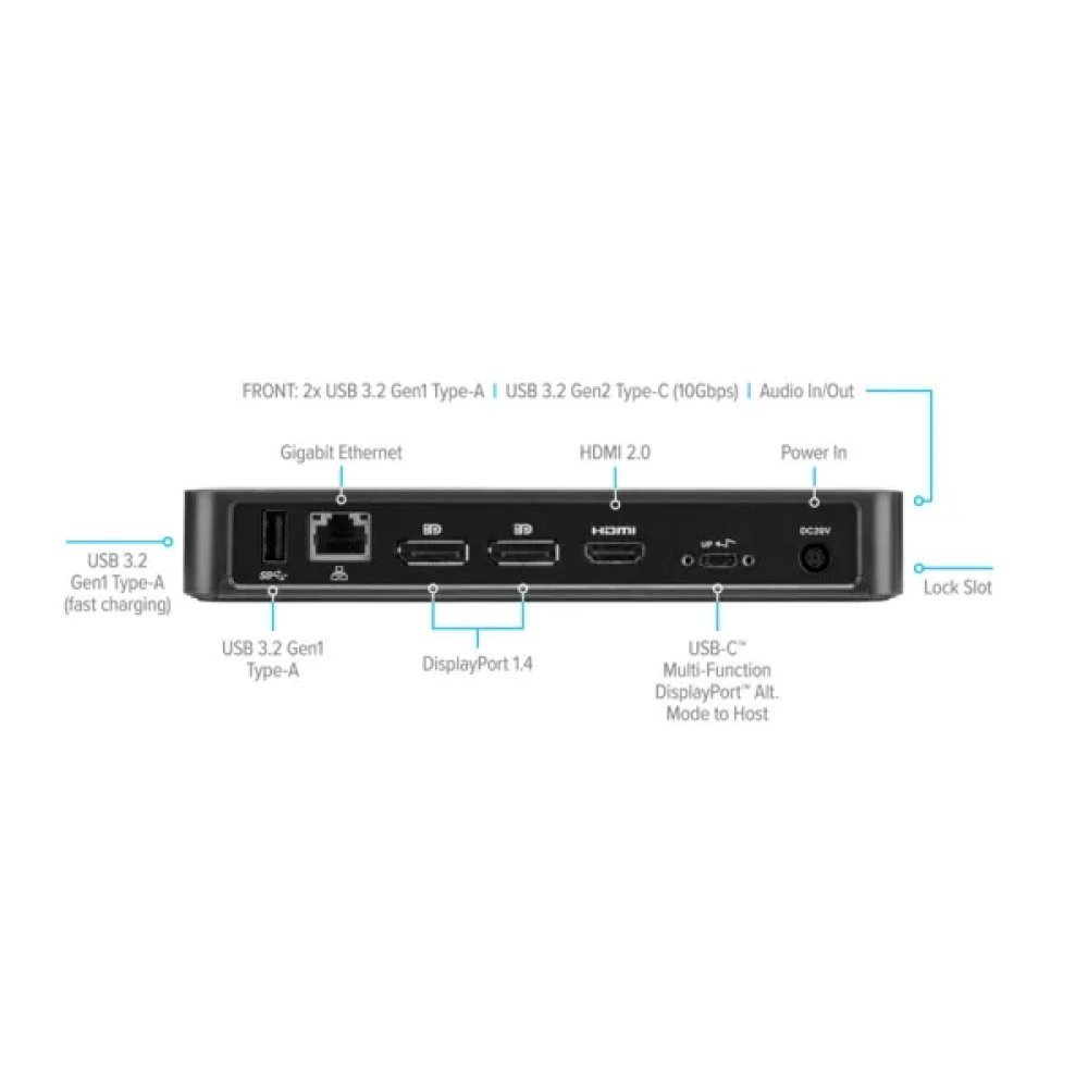 Estación de Acoplamiento Targus USB-C Universal DV4K (DOCK430USZ) - Imagen 3