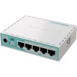MikroTik hEX (RB750Gr3) - Router Gigabit de 5 Puertos con USB