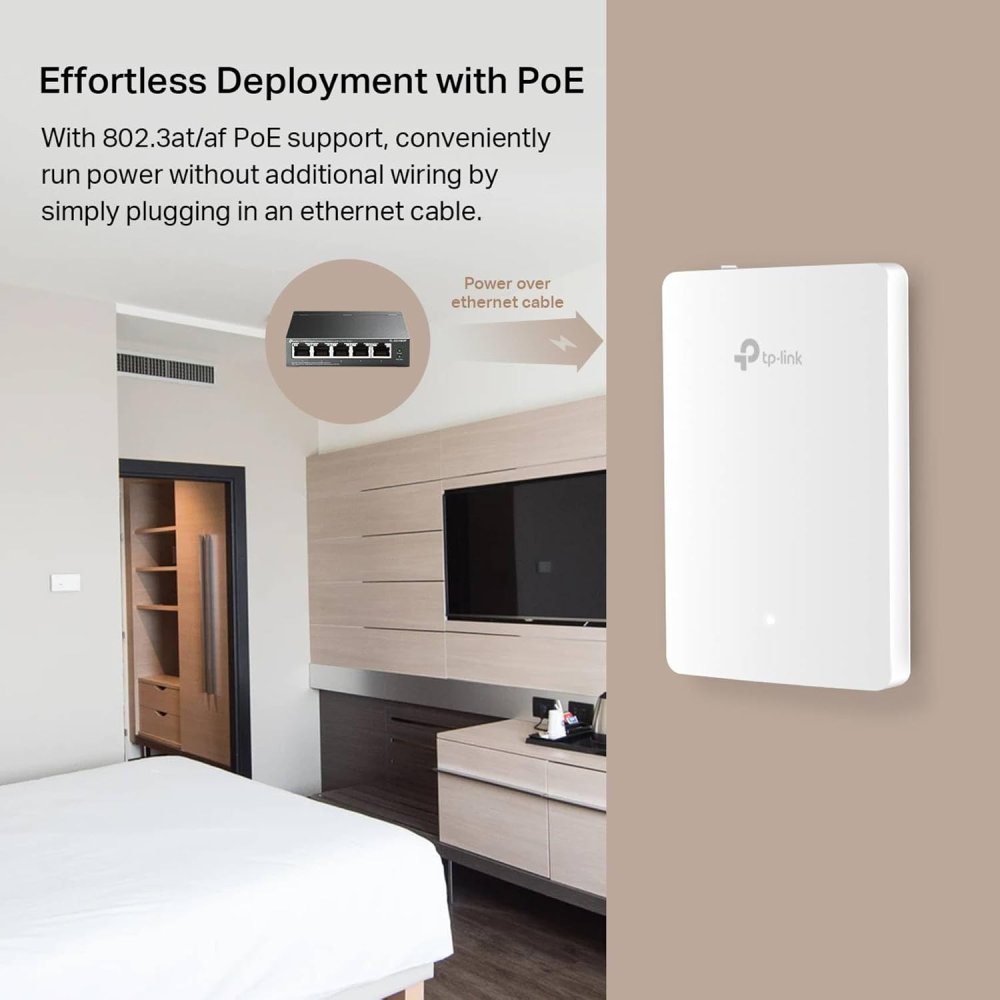TP-Link Omada EAP235-Wall AC1200 Gigabit Wi-Fi Access Point de Pared - Imagen 5