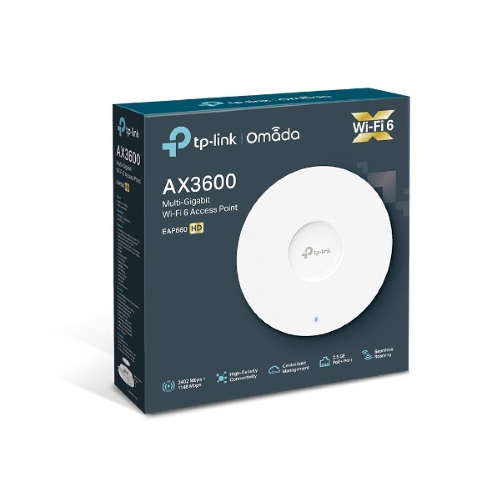 TP-Link Omada EAP660 HD AX3600 Wi-Fi 6 Multi-Gigabit Punto de Acceso para Techo - Imagen 4