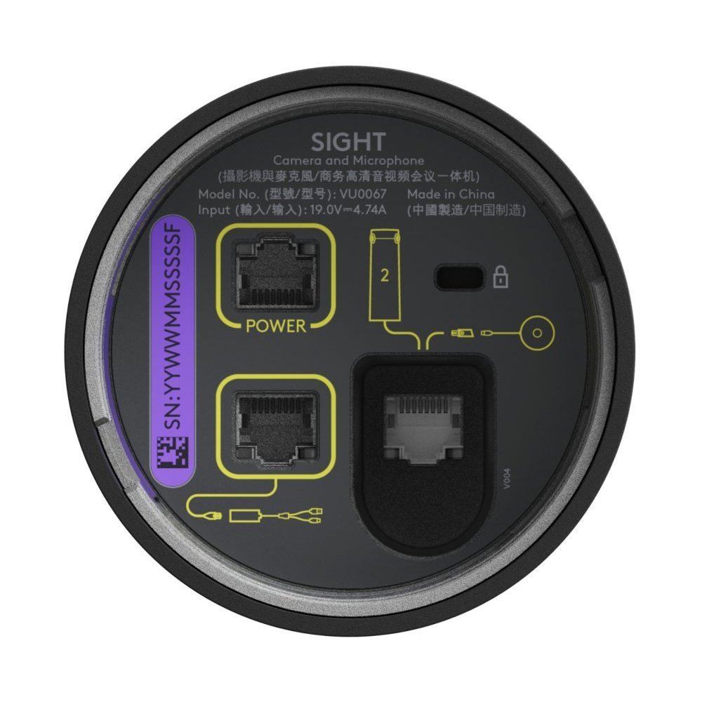 Logitech Sight - Cámera de conferencias - color - 4K - audio - PoE Plus - Imagen 3