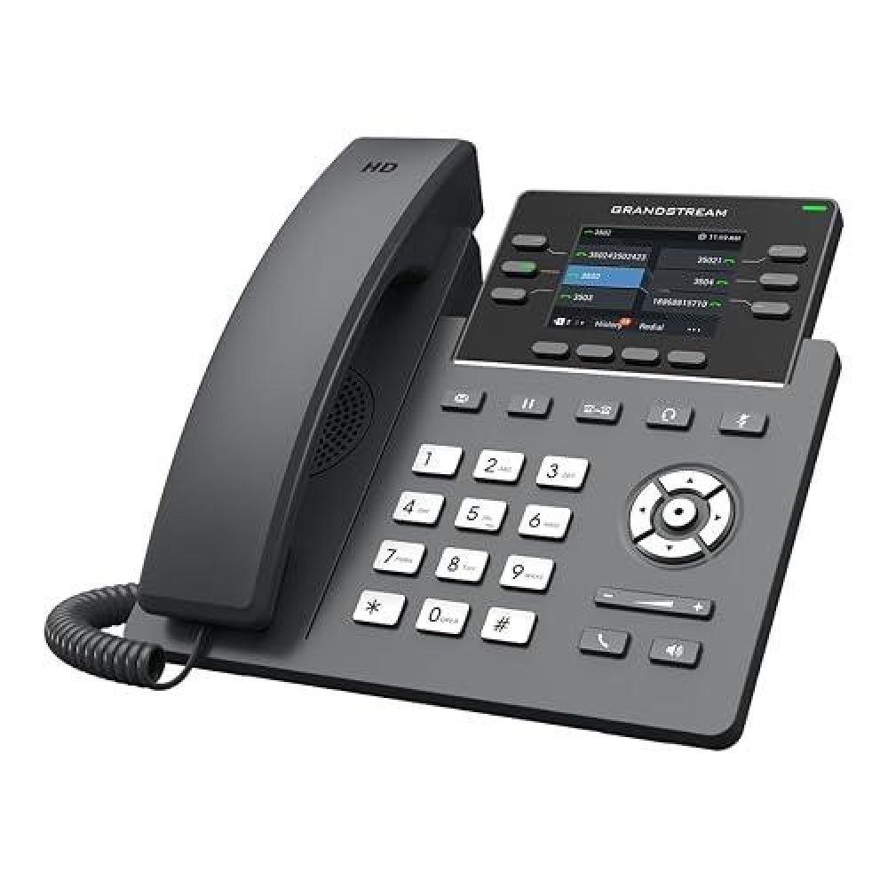 Teléfono IP Empresarial Grandstream GRP2615 - 10 Líneas, Wi-Fi, Bluetooth, PoE Gigabit - Imagen 2