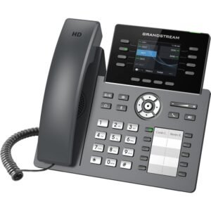 Teléfono IP Profesional Grandstream GRP2634 con Pantalla a Color de 2.4", 8 Líneas, PoE y Wi-Fi