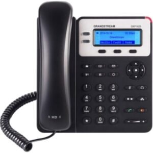 Teléfono IP Profesional Grandstream GXP1628 - 2 Cuentas SIP, Gigabit, PoE y 8 Teclas BLF