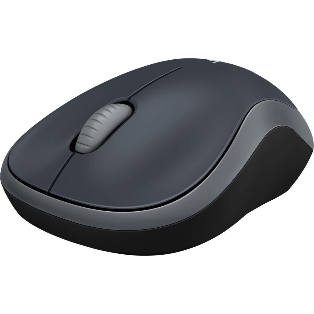 Logitech M185 - Ratón - óptico - 3 botones - inalámbrico - 2.4 GHz - receptor inalámbrico USB - gris vencejo