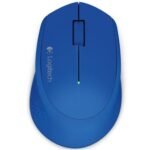 Logitech M280 - Ratón - diestro - óptico - 3 botones - inalámbrico - 2.4 GHz - receptor inalámbrico USB - azul