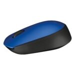 Logitech M170 - Ratón - diestro y zurdo - inalámbrico - 2.4 GHz - receptor inalámbrico USB - azul