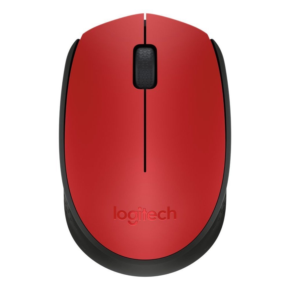 Logitech M170 - Ratón - diestro y zurdo - inalámbrico - 2.4 GHz - receptor inalámbrico USB - rojo - Imagen 3