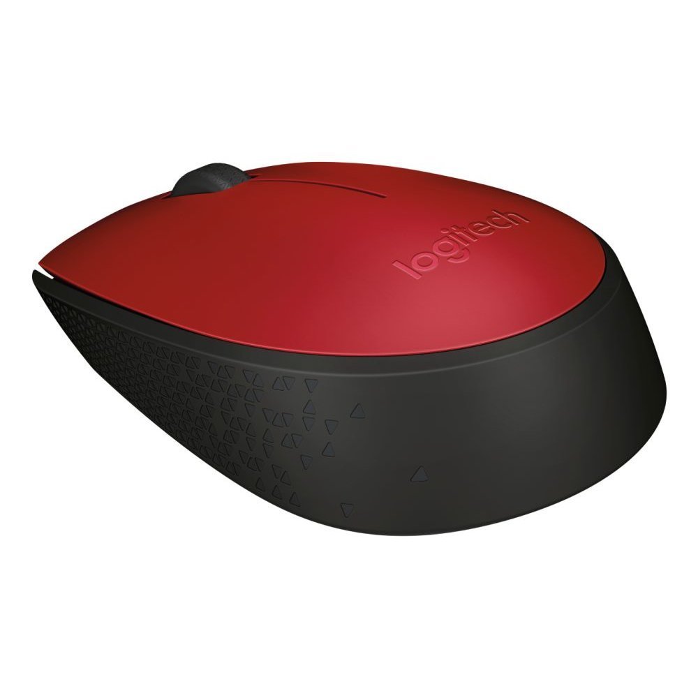 Logitech M170 - Ratón - diestro y zurdo - inalámbrico - 2.4 GHz - receptor inalámbrico USB - rojo - Imagen 4