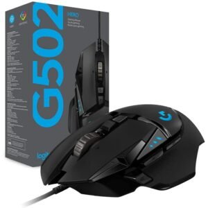 Logitech Gaming Mouse G502 (Hero) - Ratón - óptico - 11 botones - cableado - USB