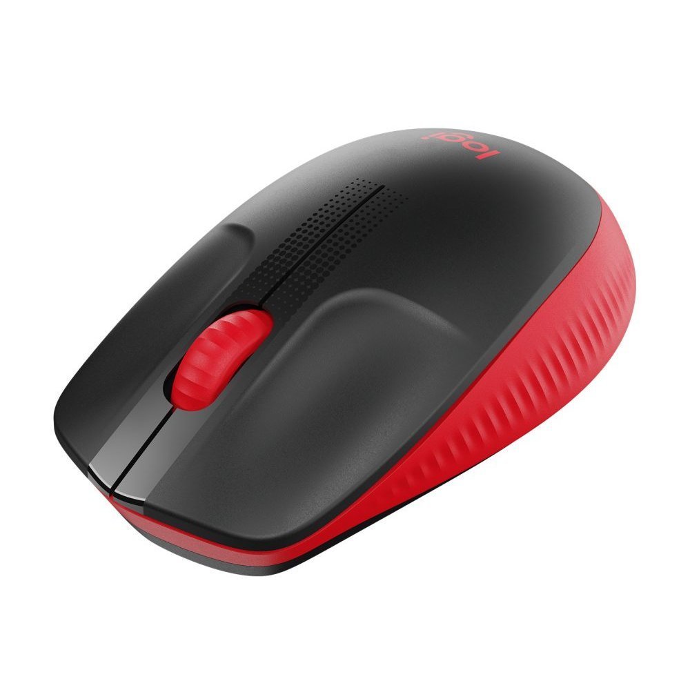 Logitech M190 - Ratón - óptico - 3 botones - inalámbrico - receptor inalámbrico USB - rojo - Imagen 3