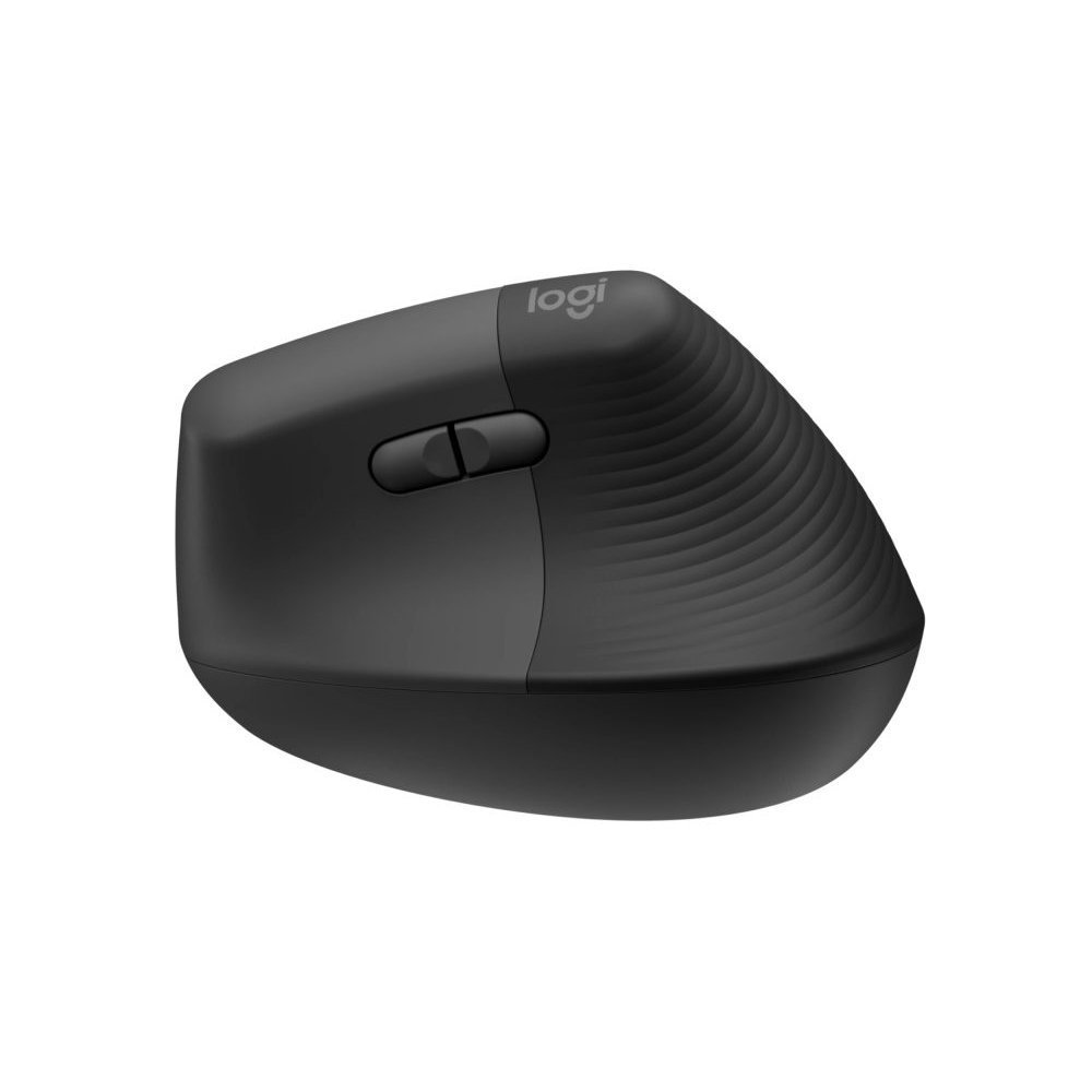 Logitech Lift Vertical Ergonomic Mouse - Ratón vertical - ergonómico - 6 botones - inalámbrico - 2.4 GHz Bluetooth - receptor de USB Logitech Logi Bolt - grafito - Imagen 8
