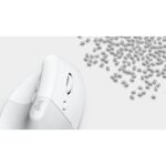 Logitech Lift Vertical Ergonomic Mouse - Ratón vertical - ergonómico - 6 botones - inalámbrico - 2.4 GHz, Bluetooth - receptor de USB Logitech Logi Bolt - blanco hueso
